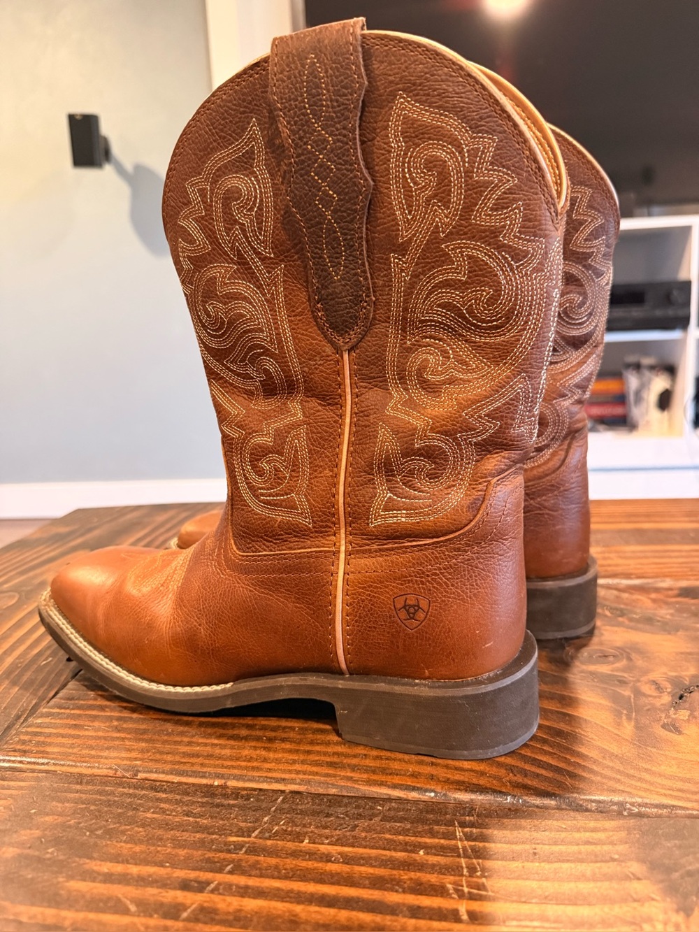 Ariat Delilah StretchFit Wide Square Toe Western Boots - Spiced Cider